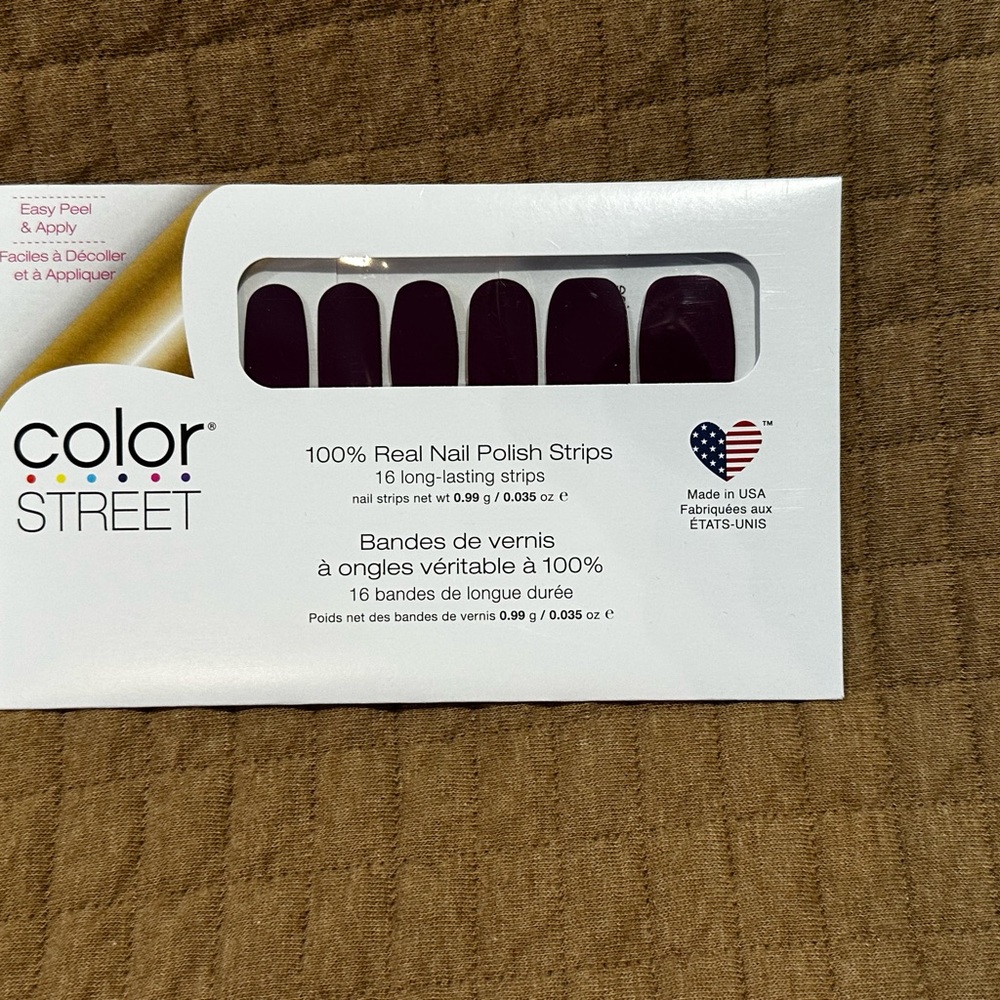 Color Street Nail Strips - Aubergine Deep Purple